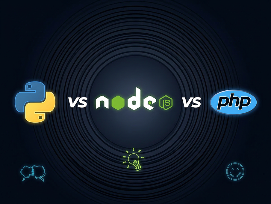 PHP vs Python vs Node.js for Web Development in Chennai